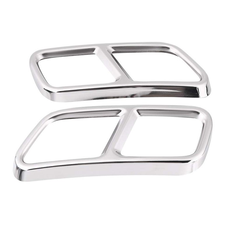 Gorgeri for w222 tip Gorgeri 1 Pair of Rear Pipe Cover Trim, Stainless Steel Car Pipe Trims for Replacement for Replacement for Benz S R Class W222 W251 2010-2017 - Image 1